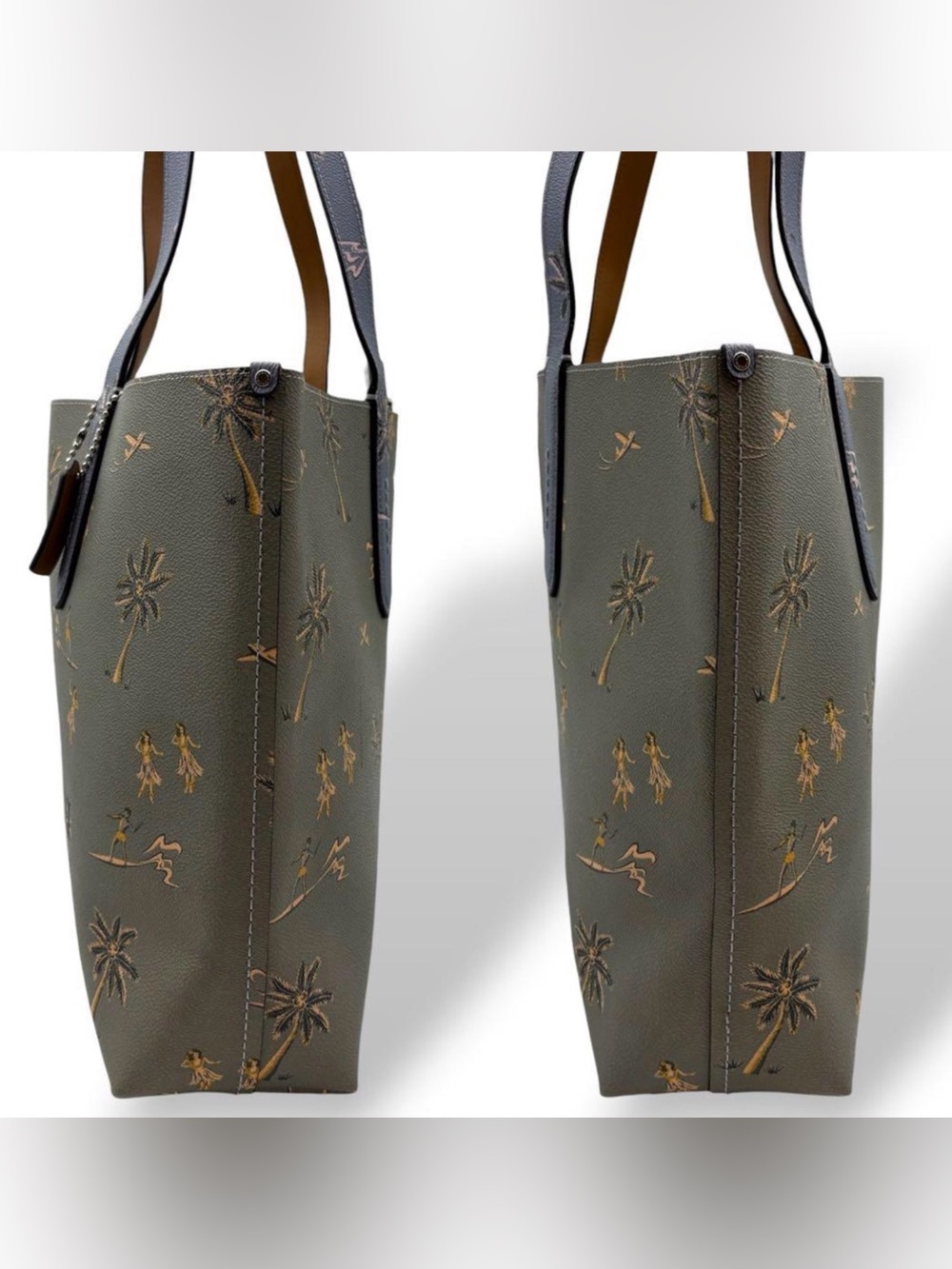 Coach Hawaii Release Hula Print Highline Tote EUC - Picture 3 of 9